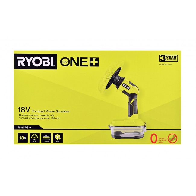 RYOBI 18V R18CPS-0 Rotary Brush, Yellow-Black