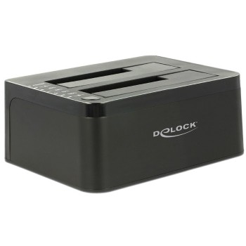 DeLOCK 62661 storage drive docking station USB 3.2 Gen 1 (3.1 Gen 1) Type-B Black