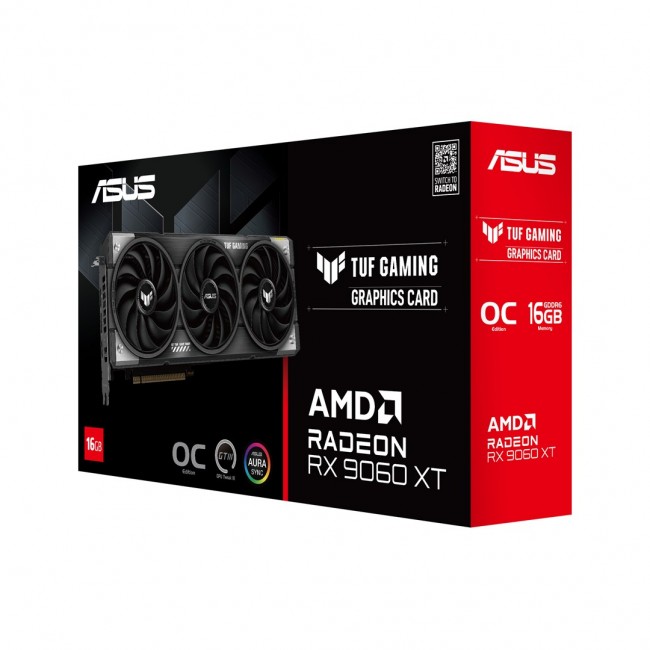 ASUS TUF Gaming TUF-RX9060XT-O16G-GAMING AMD Radeon RX 9060 XT 16 GB GDDR6 ASUS TUF Gaming TUF-RX9060XT-O16G-GAMING AMD Radeon RX 9060 XT 16 GB GDDR6