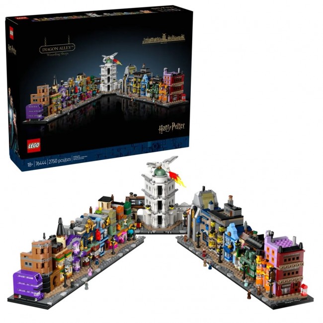 LEGO HARRY POTTER 76444 Diagon Alley Wizarding Shops LEGO HARRY POTTER 76444 Diagon Alley Wizarding Shops