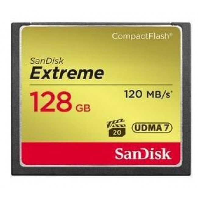 Sandisk CF CARD 128GB EXTREME Sandisk CF CARD 128GB EXTREME