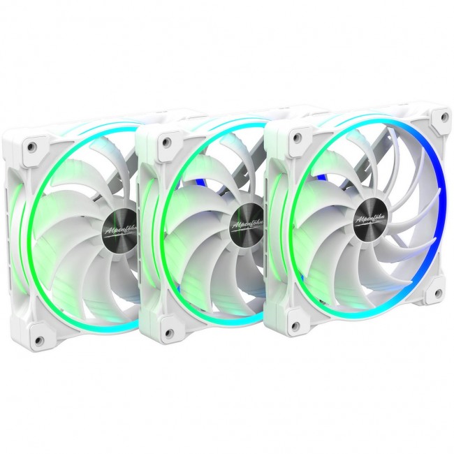 Alpenf hn Wing Boost 3 ARGB 140mm High Speed - Fan white, 3 pc(s) Alpenf hn Wing Boost 3 ARGB 140mm High Speed - Fan white, 3 pc(s)