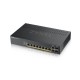 Zyxel GS1920-8HPV2 Managed Gigabit Ethernet (10/100/1000) Power over Ethernet (PoE) Black Zyxel GS1920-8HPV2 Managed Gigabit Ethernet (10/100/1000) Power over Ethernet (PoE) Black