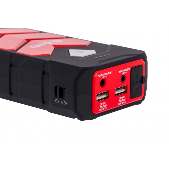 Car jump starter YATO YT-83081 car power bank 9000 mAh 9000 mAh Black, Orange Car jump starter YATO YT-83081 car power bank 9000 mAh 9000 mAh Black, Orange