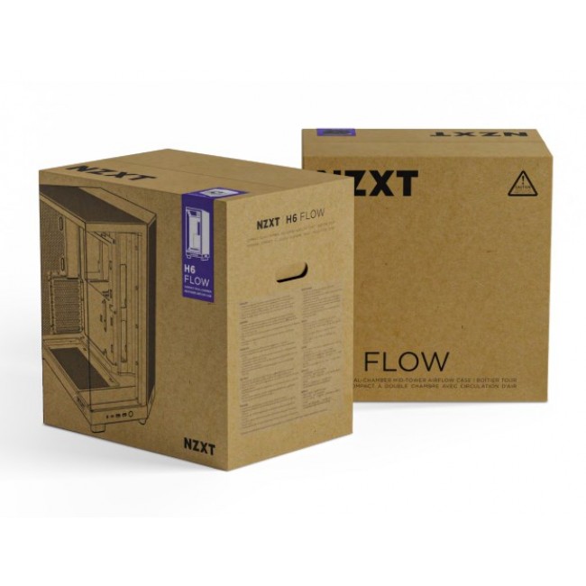 NZXT H6 Flow Midi-Tower - Black NZXT H6 Flow Midi-Tower - Black