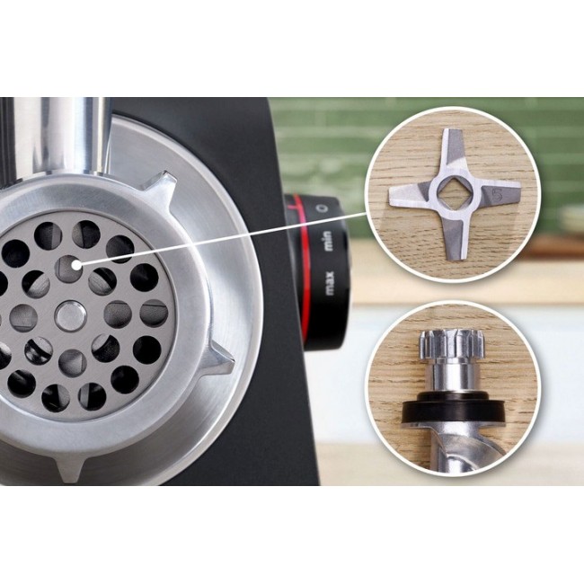 Bosch MFW S660B mincer Black, Silver Bosch MFW S660B mincer Black, Silver