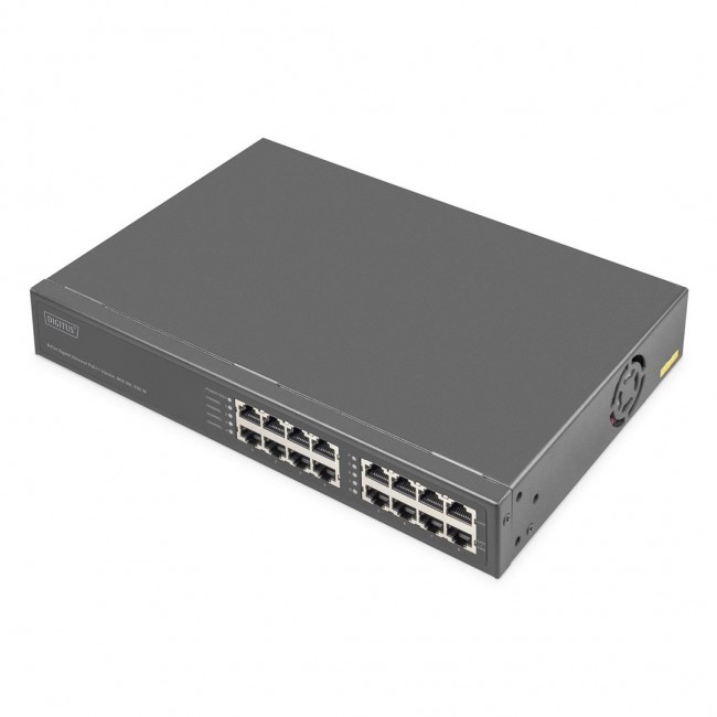 Digitus 8-Port Gigabit Ethernet PoE Injector, 802.3bt, 250 W