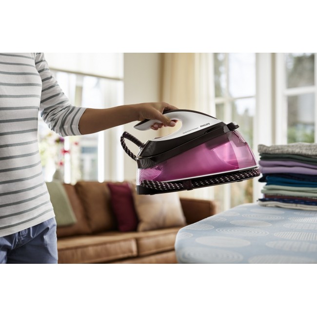 Philips GC7842/40 steam ironing station 2400 W 1.5 L SteamGlide Plus soleplate Purple, White Philips GC7842/40 steam ironing station 2400 W 1.5 L SteamGlide Plus soleplate Purple, White
