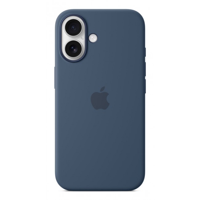Apple iPhone16 Silicone Case with MagSafe - Denim Apple iPhone16 Silicone Case with MagSafe - Denim