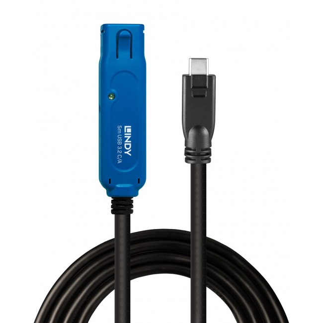 Lindy 5m USB 3.2 Gen 1 C/A Active Extension Pro