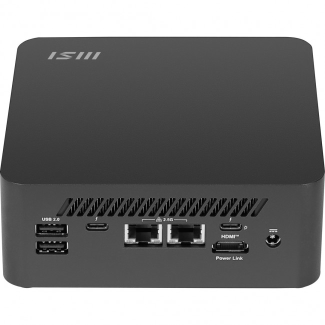 MSI Cubi NUC AI+ 2MG-039AT PC/workstation Copilot+ PC Intel Core Ultra 7 258V 32 GB LPDDR5x-SDRAM 1 TB SSD Mini PC Black