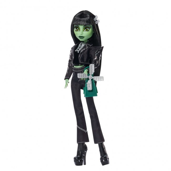 Monster High x Universal Monsters Frankenstein Collector Doll with Black Clothes & Windmill Purse
