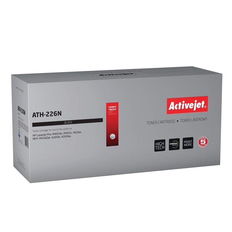 Activejet ATH-226N Toner (replacement for HP 226A CF226A Supreme 3100 pages black)