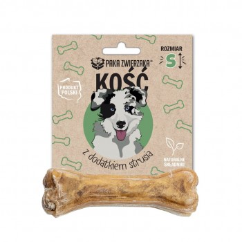 PAKA ZWIERZAKA Bone with added ostrich S 10 cm - dog treat - 35g