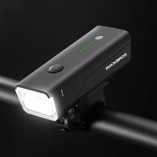 Rockbros Bike light + USB-C - USB-A cable 260 lm Black Rockbros Bike light + USB-C - USB-A cable 260 lm Black
