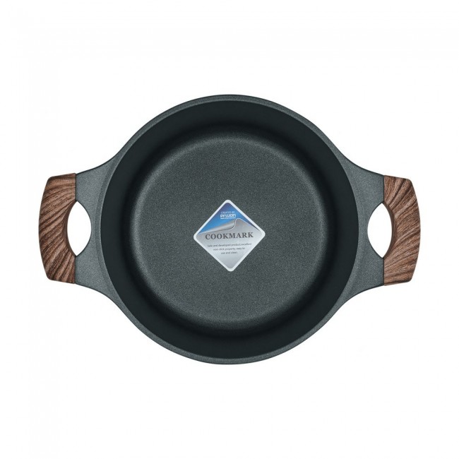 Resto Kitchenware Ran 2.4 L Round Black, Wood Resto Kitchenware Ran 2.4 L Round Black, Wood