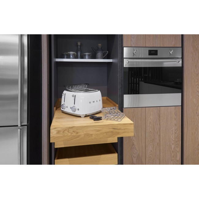 Toaster Smeg for 4 slices, white