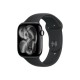 Apple Watch Series 11 GPS 46mm Jet Black Aluminium Case with Black Sport Band - M/L