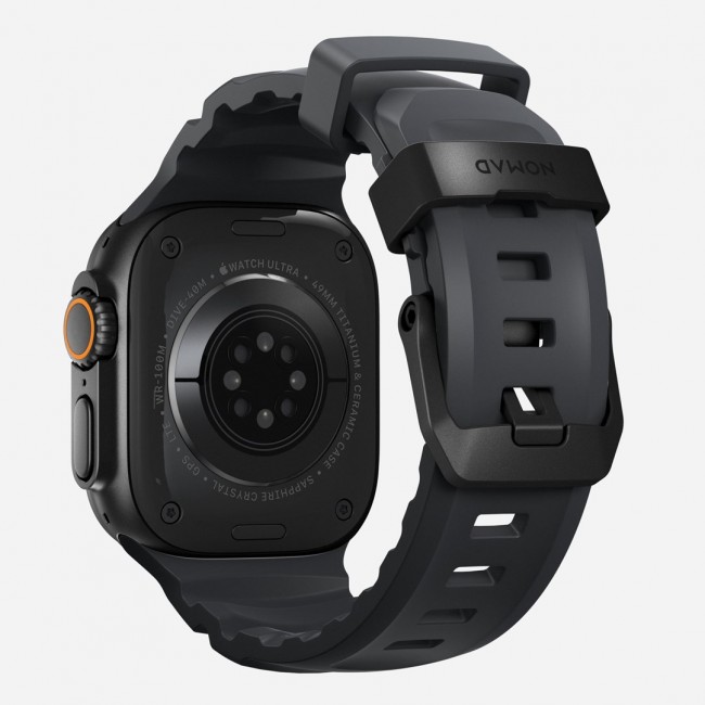 Nomad Rocky Point Band Black Leather, Titanium