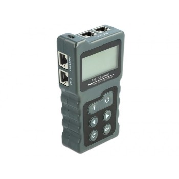 LCD Cable Tester RJ45 / PoE / DC