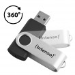 Intenso USB flash drive Office Line, 256 GB, USB-A, 3.2 Gen 1x1, black-silver Intenso USB flash drive Office Line, 256 GB, USB-A, 3.2 Gen 1x1, black-silver