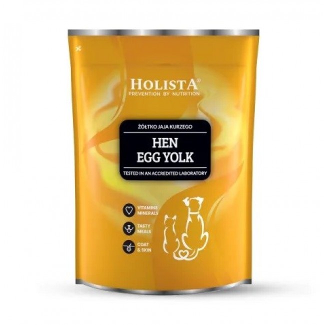 HOLISTA Hen egg yolk - supplements for dogs and cats - 500g