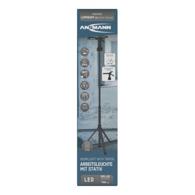 Ansmann Triohead 7000R inkl. Tripod