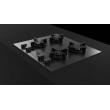 Teka GBC 64 Infinity G1 Black Built-in 60 cm Gas 4 zone(s)