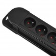 Maclean power strip, 10 outlet extension cord, 2 switches, protection and overload indication, 3680W, MCE10