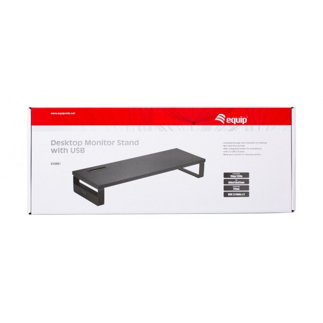 Equip 650881 Desktop Monitor Stand with USB Equip 650881 Desktop Monitor Stand with USB