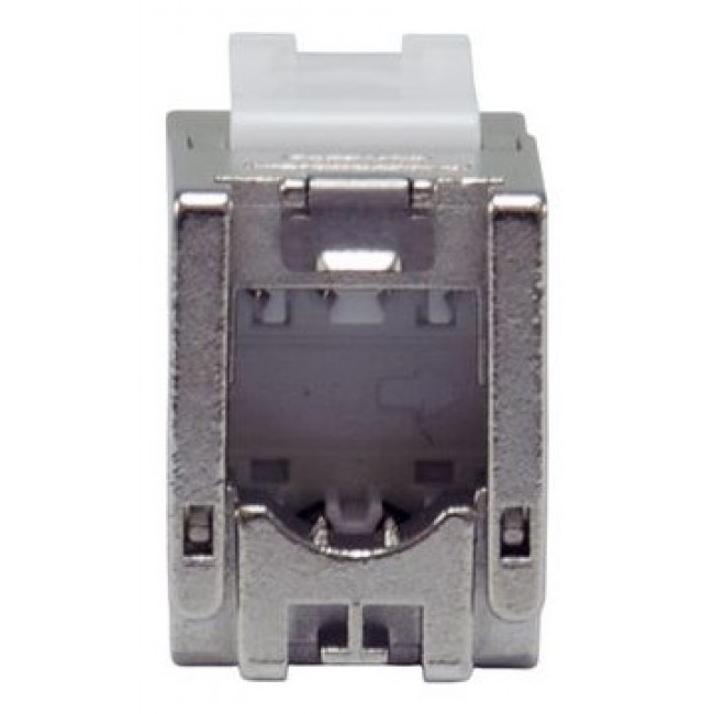 Equip Cat.6A Slim Keystone Jack, Toolfree, Shielded, 8pcs/set