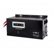 KEMOT PROsinus-2200 wall-mounted emergency power supply unit inverter with a pure sine wave output and 12V charging function, 230V, 2200VA/1600W