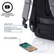 XD DESIGN ANTI-THEFT BACKPACK BOBBY HERO SMALL GREY P/N: P705.702