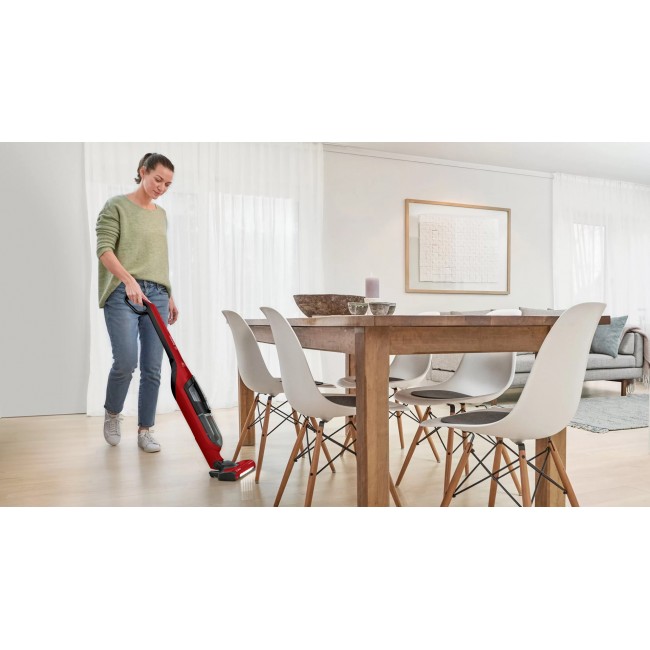 Bosch Serie 4 BBH3ZOO28 stick vacuum/electric broom Battery Dry Bagless 0.4 L Red 2.15 Ah Bosch Serie 4 BBH3ZOO28 stick vacuum/electric broom Battery Dry Bagless 0.4 L Red 2.15 Ah