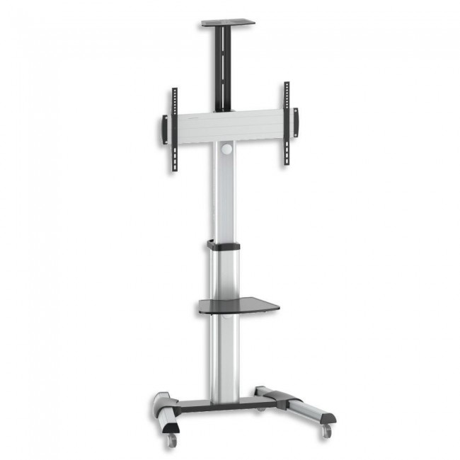 Techly Floor Support Trolley for LCD / LED / Plasma 37-70 with Shelf Techly Floor Support Trolley for LCD / LED / Plasma 37-70 with Shelf
