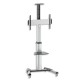 Techly Floor Support Trolley for LCD / LED / Plasma 37-70 with Shelf Techly Floor Support Trolley for LCD / LED / Plasma 37-70 with Shelf