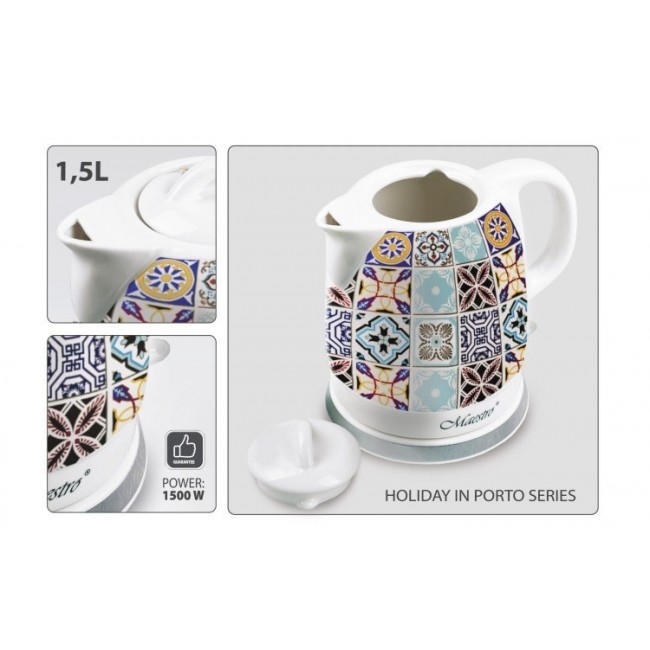 MAESTRO MR-066-PORTO Ceramic electric kettle MAESTRO MR-066-PORTO Ceramic electric kettle
