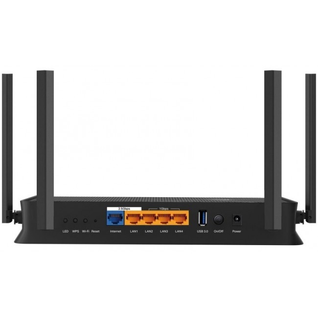 TP-Link Archer BE3600 wireless router 2.5 Gigabit Ethernet Dual-band (2.4 GHz / 5 GHz) Black TP-Link Archer BE3600 wireless router 2.5 Gigabit Ethernet Dual-band (2.4 GHz / 5 GHz) Black