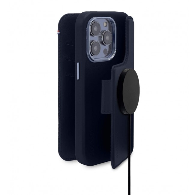 Leather Case for iPhone 14 Pro - navy Leather Case for iPhone 14 Pro - navy