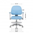 Junior 5.0 Blue swivel chair