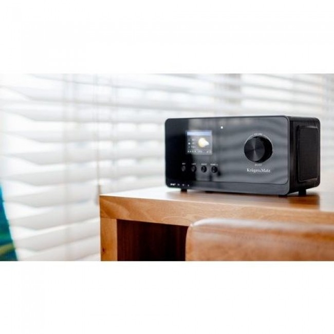 Kr ger&Matz KM0816.1 Internet Radio Black + FM