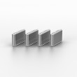 Lindy USB Type C Port Blocker Key - Pack of 4 Blockers, White Lindy USB Type C Port Blocker Key - Pack of 4 Blockers, White