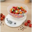 Esperanza EKS007 Kitchen scale with a bowl. White Electronic kitchen scale Esperanza EKS007 Kitchen scale with a bowl. White Electronic kitchen scale