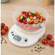 Esperanza EKS007 Kitchen scale with a bowl. White Electronic kitchen scale