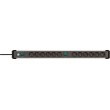 Power strip with switch Silver-Black Power strip with switch Silver-Black