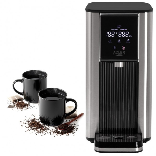 Hot Water Dispenser ADLER AD 1356 2.5 L Black, Silver Hot Water Dispenser ADLER AD 1356 2.5 L Black, Silver