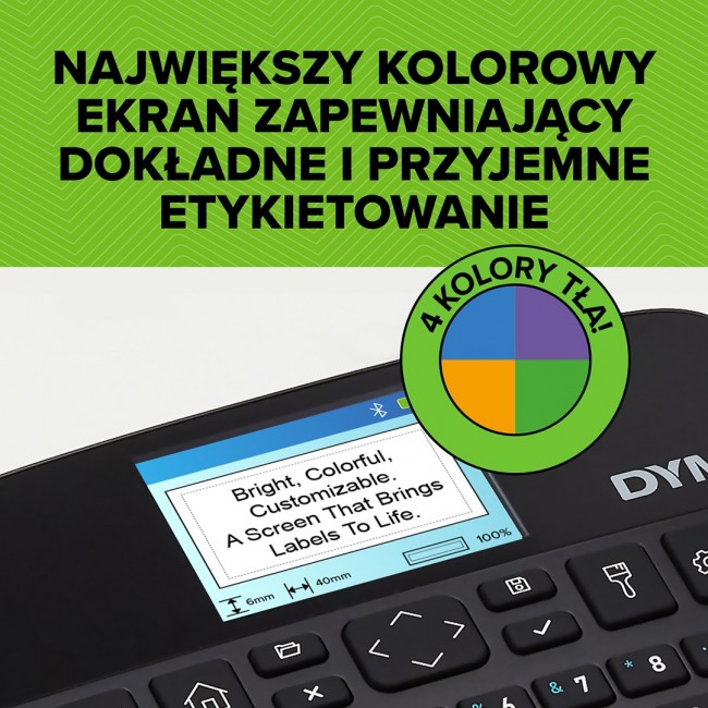 DYMO LabelManager Executive 640 CB Portable Label Printer | Compact Label Maker Machine with QWERTY Keyboard | Bluetooth & USB Connectivity | Compatible with D1 Standard & Durable Labels