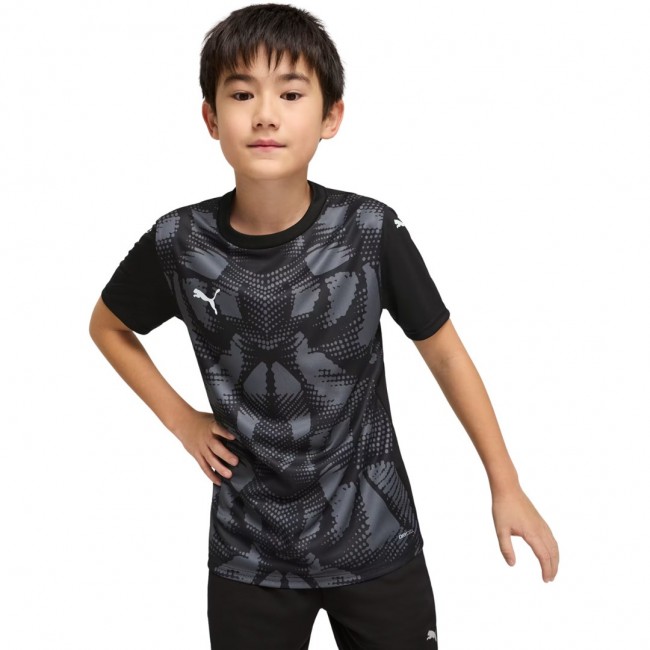 Koszulka dla dzieci Puma Team Ultimate Jersey czarna 706282 03 164cm