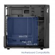 Akyga Obudowa Micro ATX AK19BK USB-C + USB 3.0 + 2x USB 2.0 czarna bez PSu Micro Tower Black