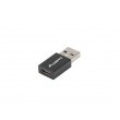 Lanberg AD-UC-UA-01 cable gender changer USB 3.0 Type A USB 3.0 Type C Black Lanberg AD-UC-UA-01 cable gender changer USB 3.0 Type A USB 3.0 Type C Black